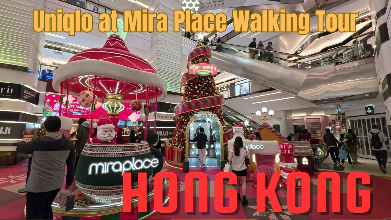 Waling around Jordan and Uniqlo at Mira Place, Hong Kong / Vlog 2026  Walking tour