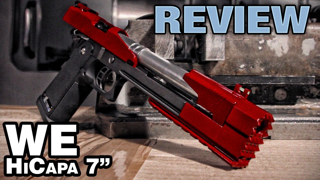 WE Hi Capa Dragon 7 - Two-tone Airsoft gas blowback pistol - EpicAirsoftHD