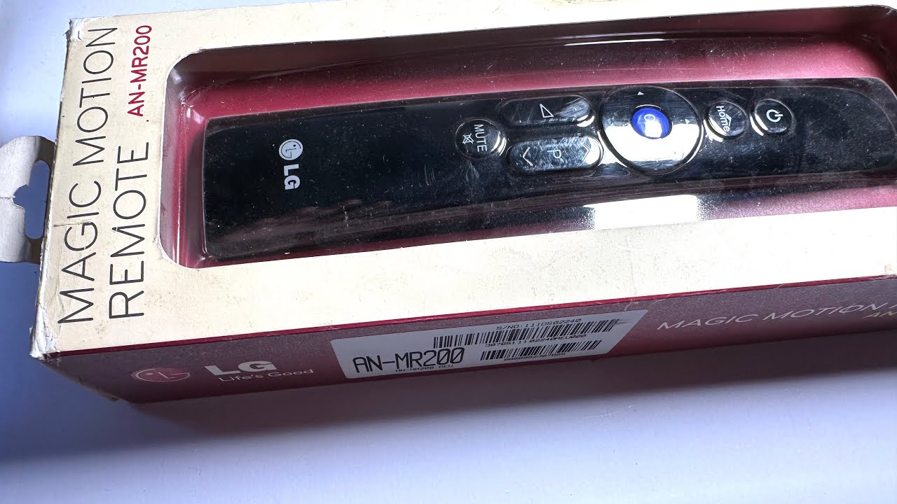 LG Magic Motion Remote AN MR200 Unboxing
