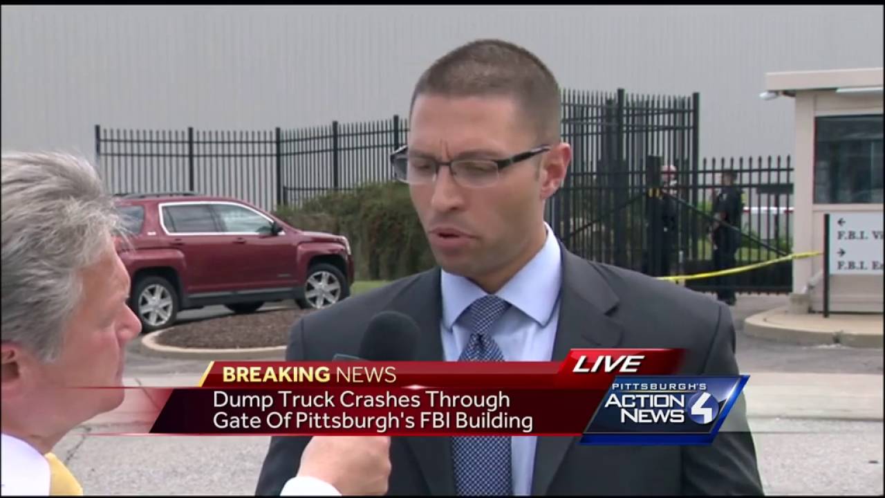 Man intentially rams gate at FBI building in PIttsburgh