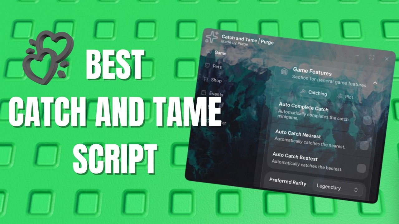 BEST CATCH AND TAME SCRIPT ROBLOX | AUTO CATCH, AUTO BREED, AUTO BUY AND MORE!