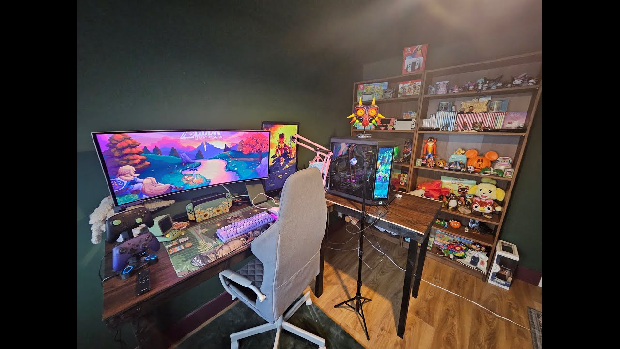 Showing my finished new office