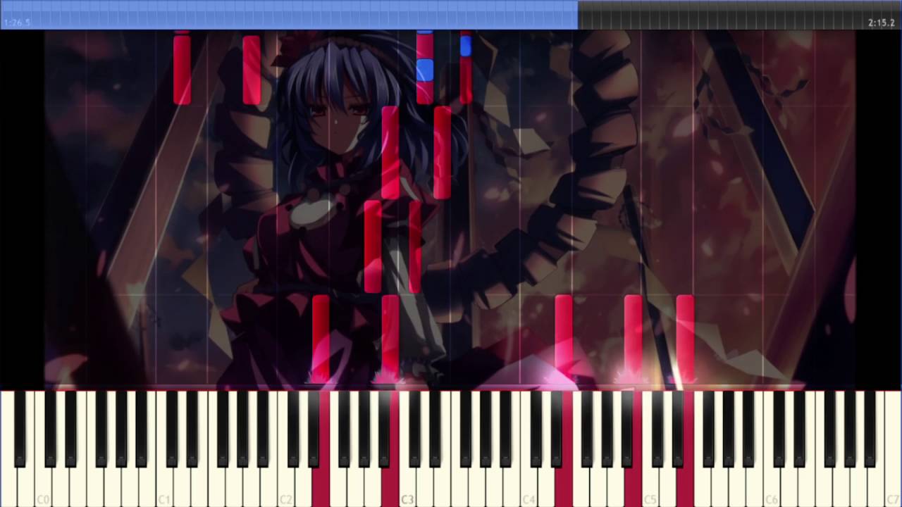 【東方ピアノMIDI】神さびた古戦場 ～ Suwa Foughten Field