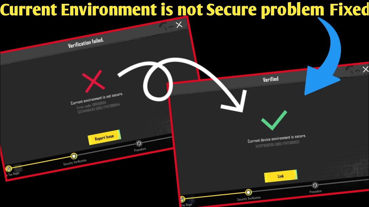 Security Verification Failed Solution is Here | Current environment is not secure problem fixed