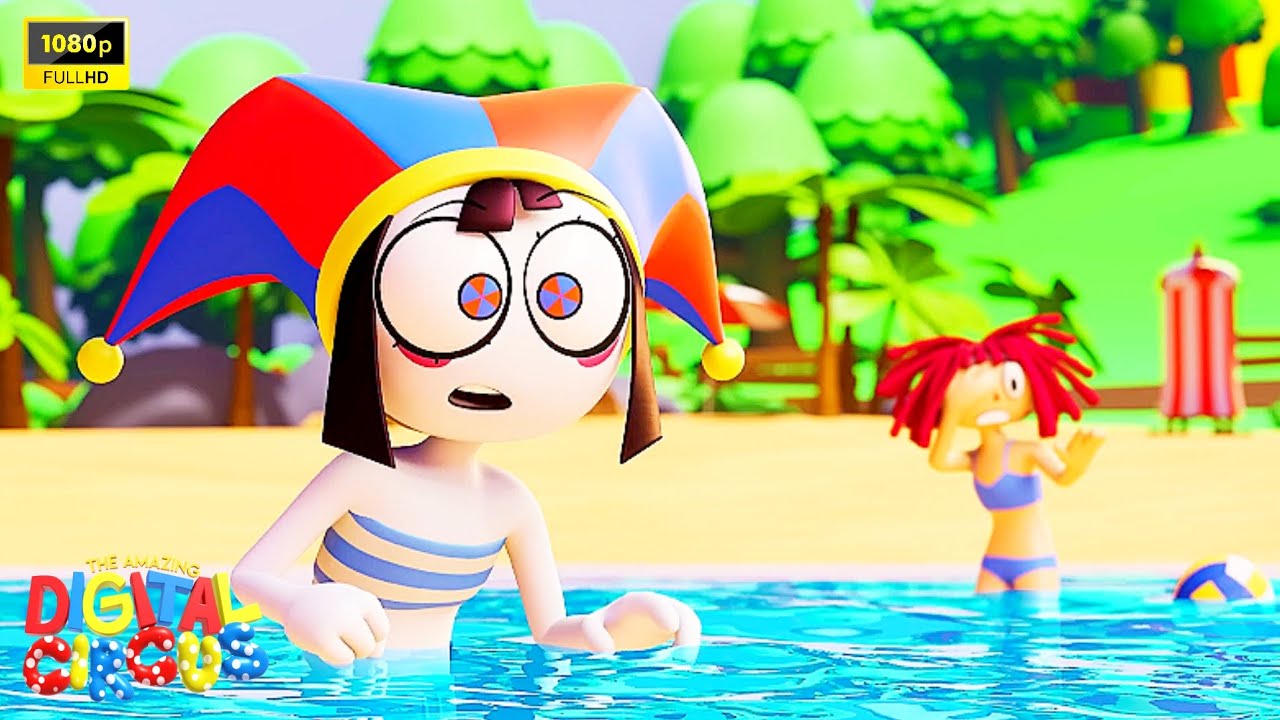 A day at the beach scene | The Amazing Digital Circus | Episode 7: Beach Episode 
