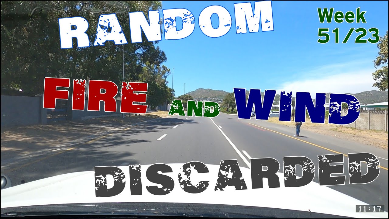 Driving around Cape Town (Fish Hoek) a random collection of discarded short 4K dashcam clips. Wk51