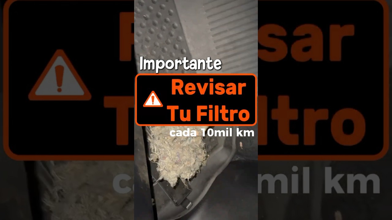 Esto respiras si no cambias el filtro de    A/C 🤢