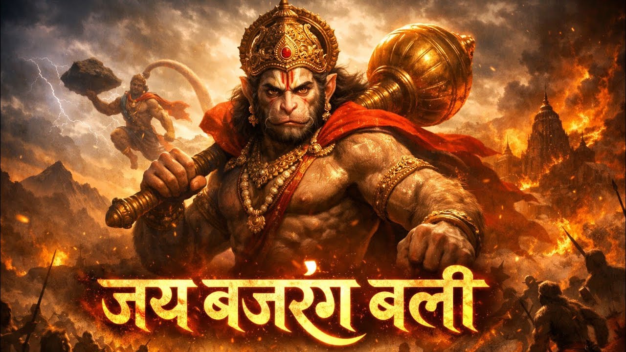 जय बजरंगबली भजन | hanuman bhajan | Hanuman chalisa | bajrang baan #hanuman #viral #bhajan