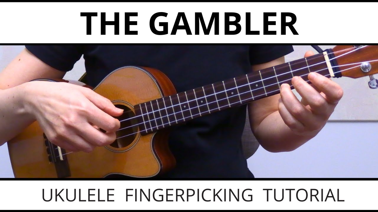 3 Beautiful Ways To Play The Gambler (Kenny Rogers) - Ukulele Fingerpicking Tutorial & Play Along