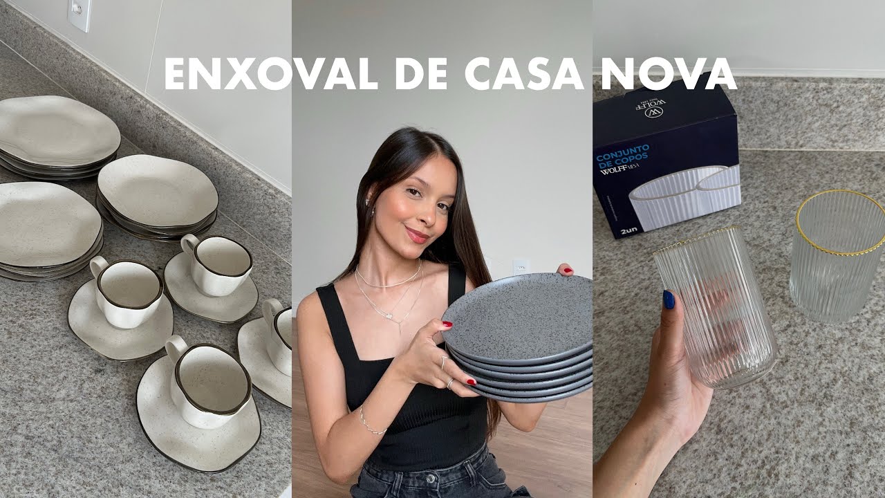 ENXOVAL DE CASA NOVA - COMPRINHAS NA SHOPEE