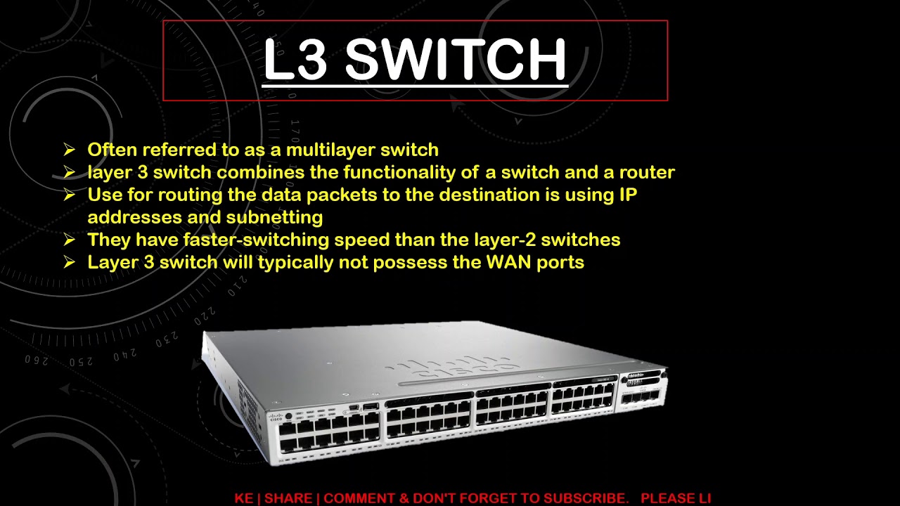 What is Layer 3 or Multilayer Switch || Layer 3 switch vs Router | Function and working of L3 Switch