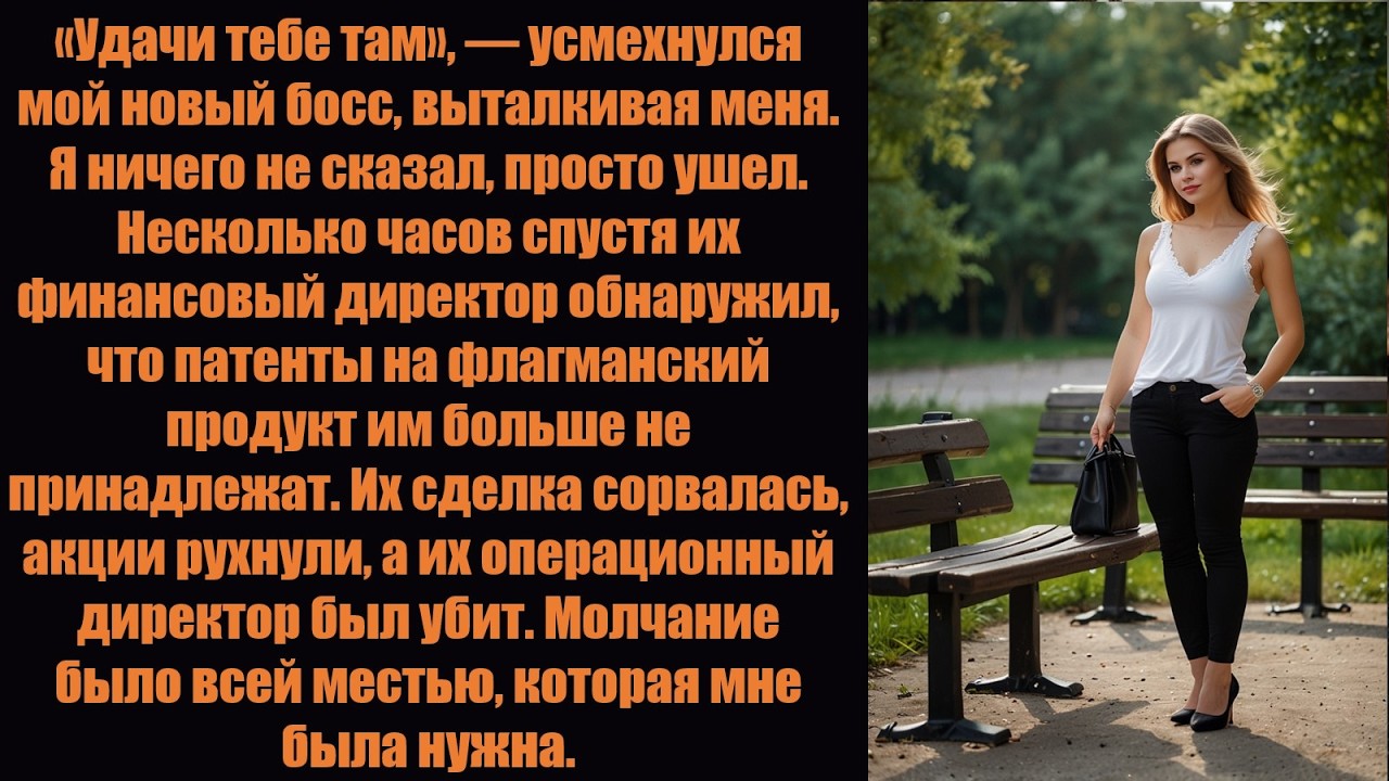 Мой новый начальник предложил мне уволиться, и я ушел, взяв с собой будущее.