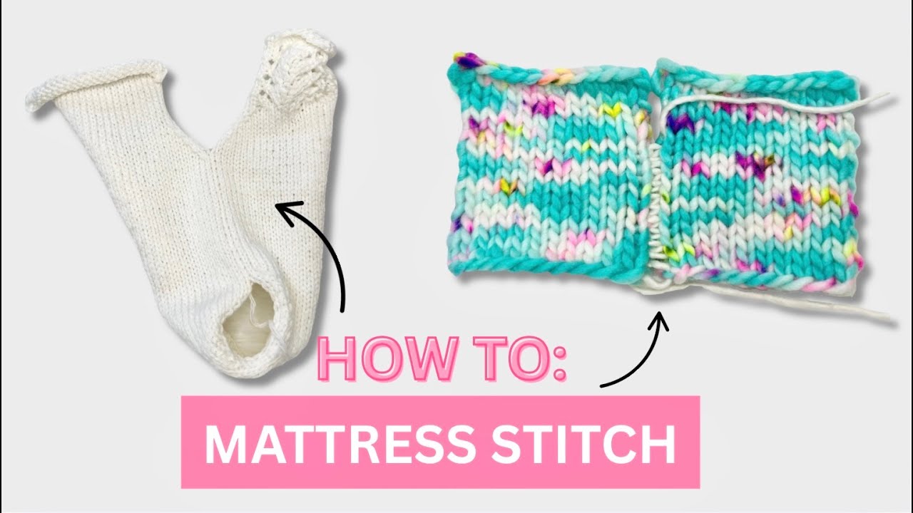 Mattress Stitch in Knitting!