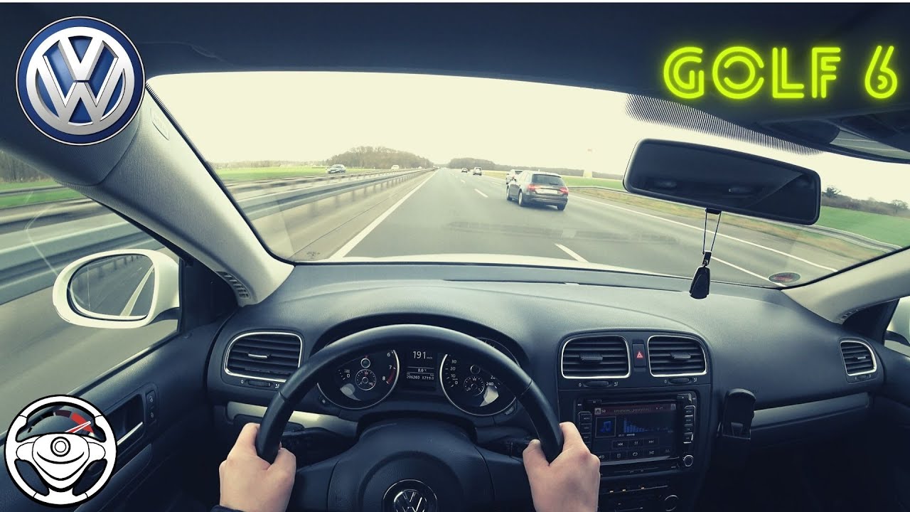 VW Golf 6 Variant 1.2 TSI 105HP //// TOP SPEED 190 KM/H 4K POV TESTDRIVE ON GERMAN AUTOBAHN