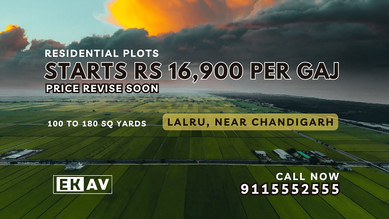 Affordable Residential Plots @ ₹16,990 per Sq Yard | Ambala Highway, Lalru | Near Chandigarh