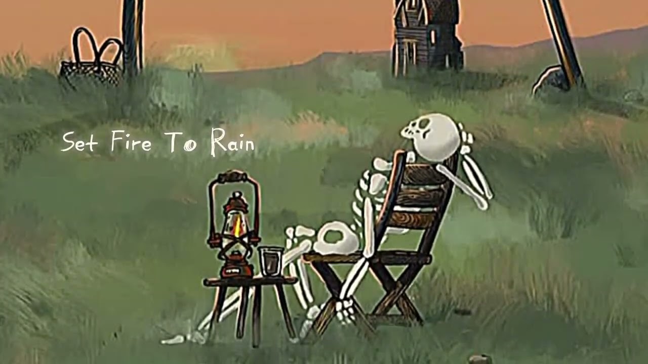 Set_To_Fire_ Rain...🎵 l ANMX ( Lyrics )  