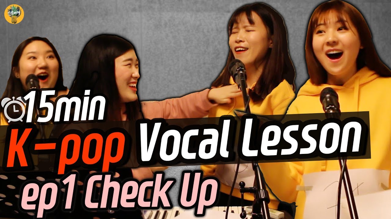 [ep.1 check up] Korean girls took 15 min K-pop Vocal Lesson