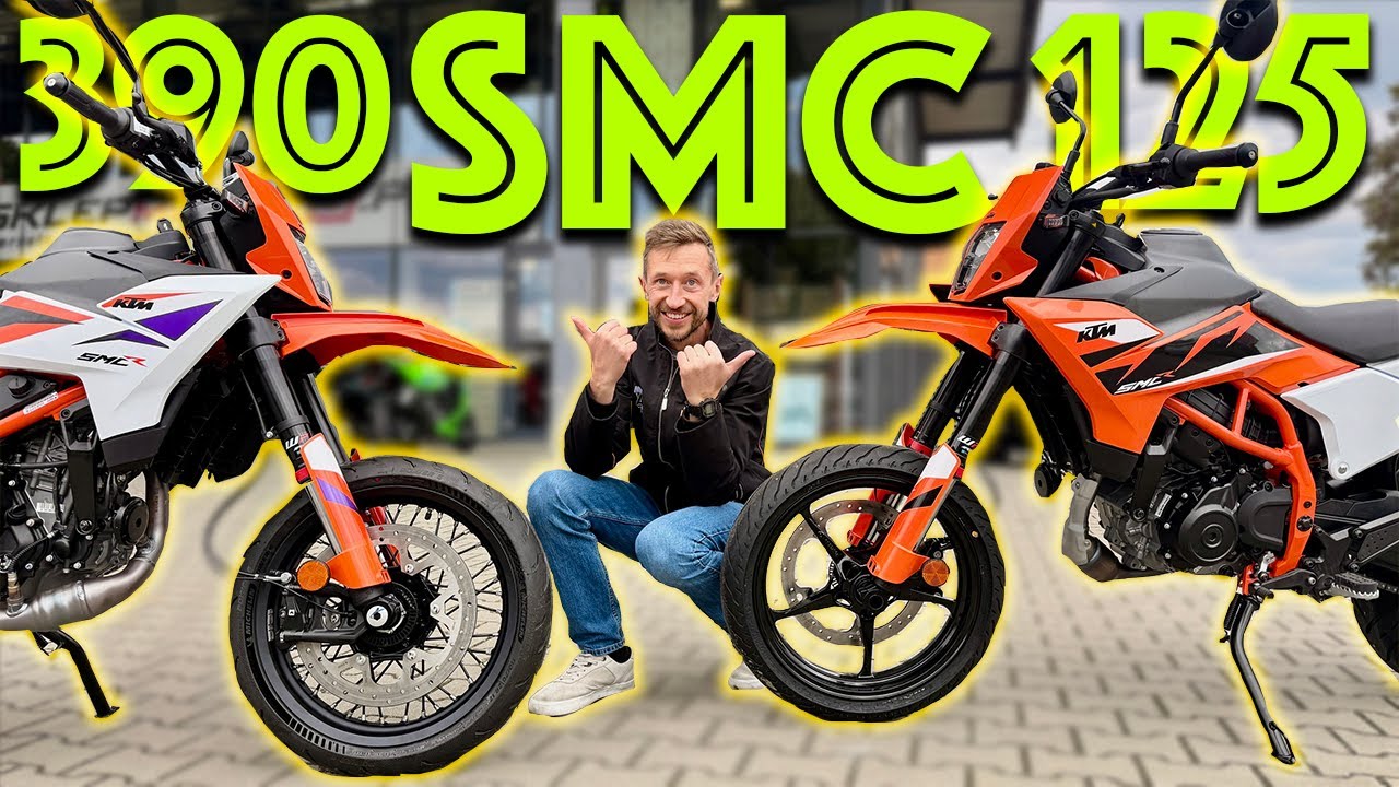 Nowe KTM SMC 125 i 390 – Supermoto 2025 | Co różni te dwa modele?