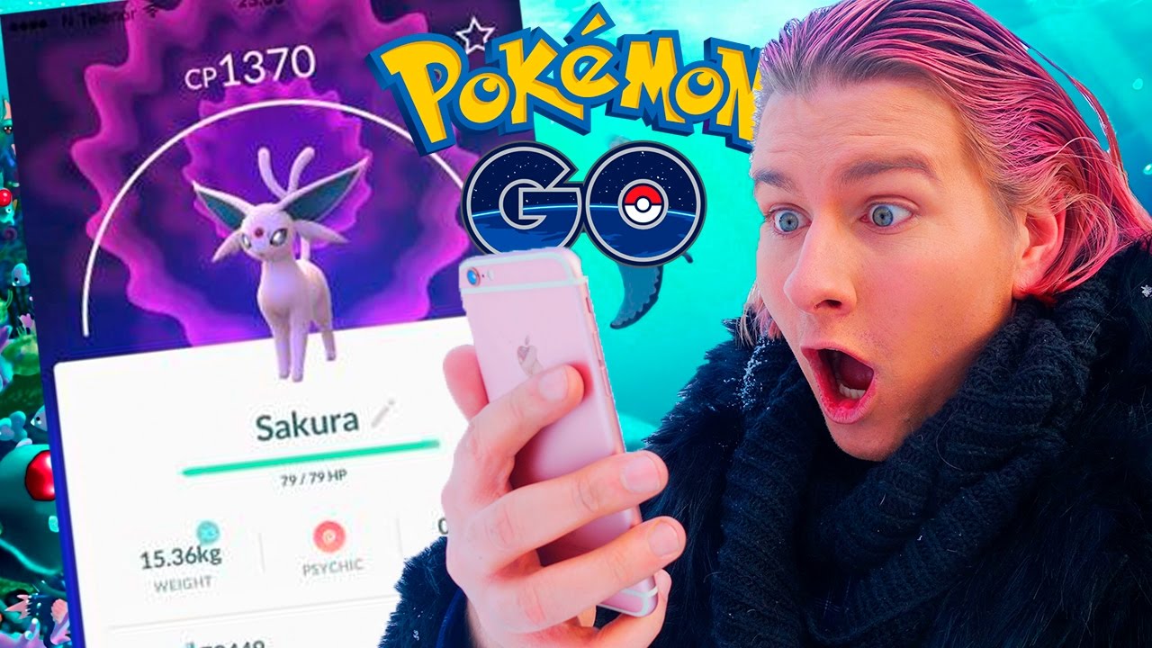 FALLER NED FRA ET TRE! OMG NYE POKEMON!! - POKEMON GO