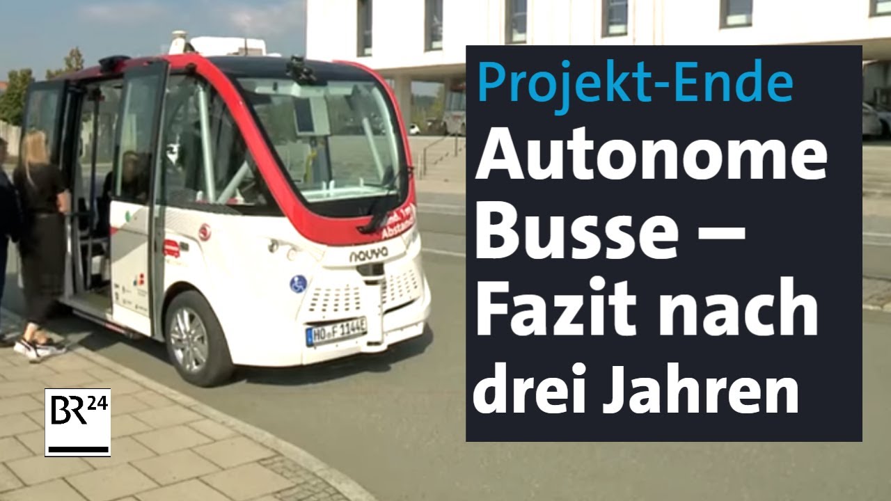 Drei Jahre autonom fahrende Busse in Hof – Bilanz zum Forschungsprojekt | BR24