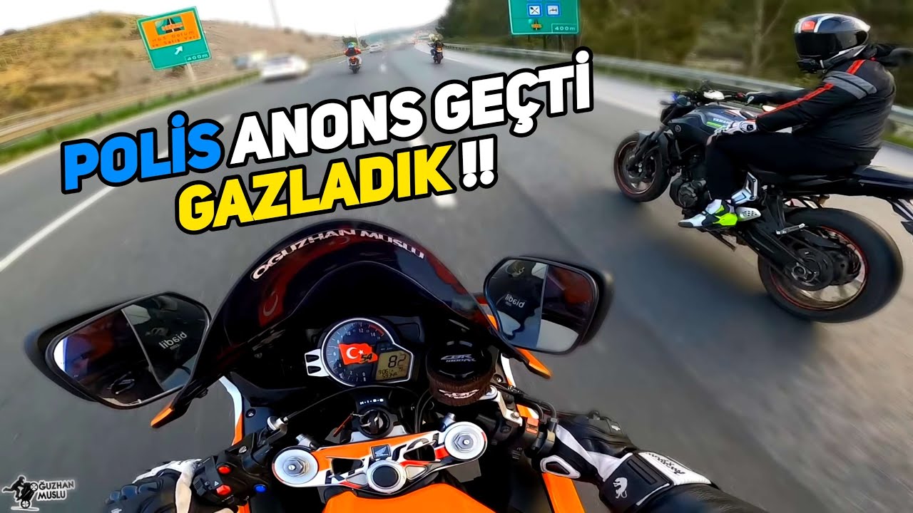 POLİS ANONS GE&Ccedil;Tİ GAZLADIK - MotoVlog#219