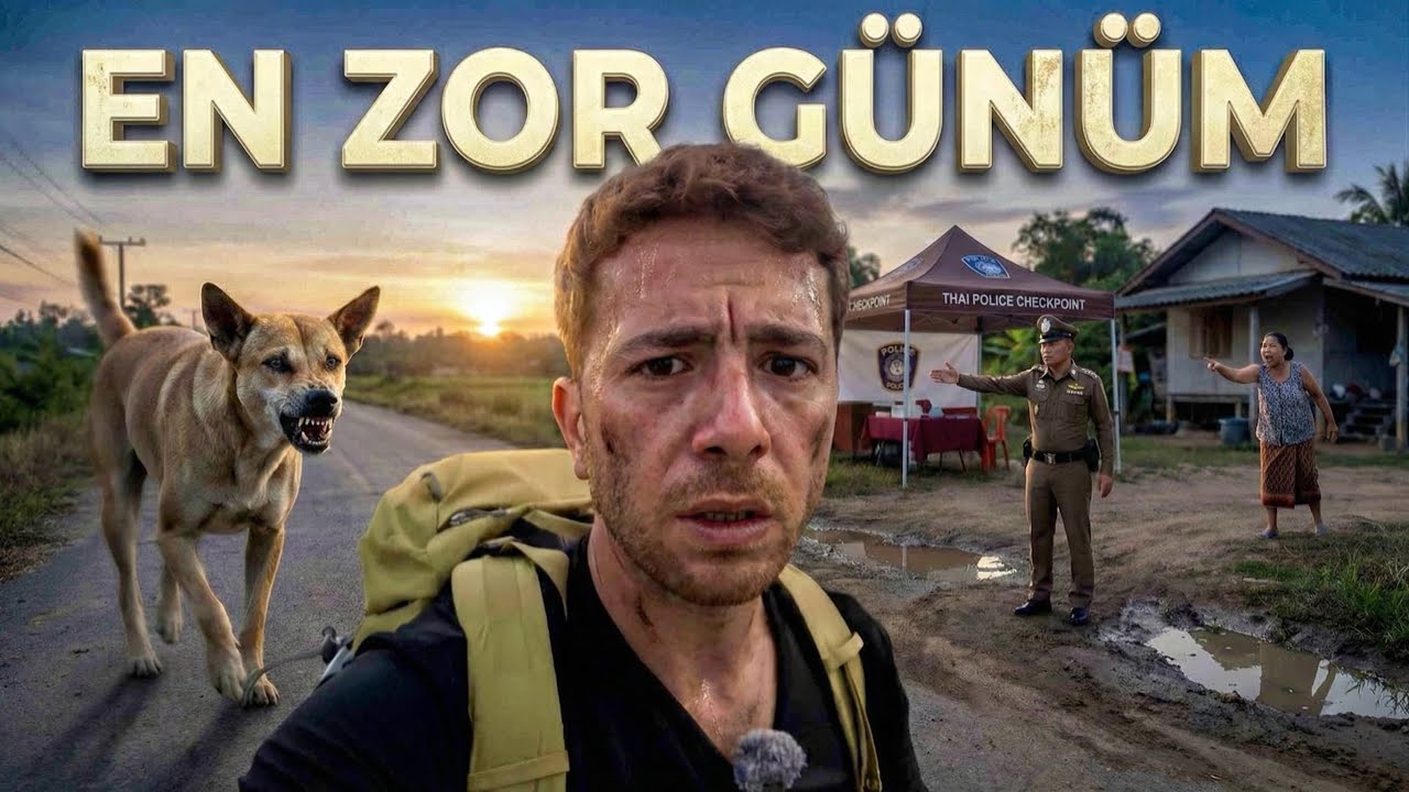 Köpekler Saldırdı En Zor Günüm | 900 KM Yürüyorum Gün 6 🇹🇭