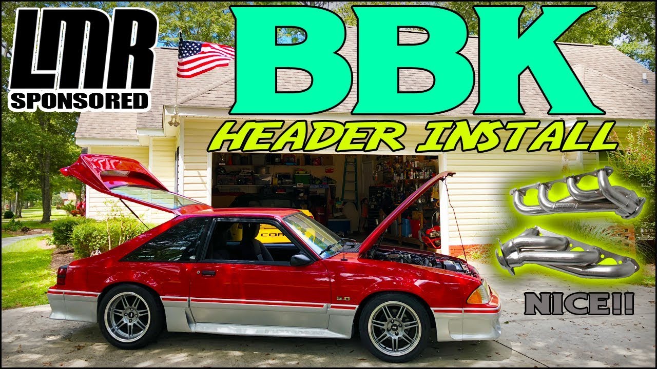 LET IT FLOW / FOXBODY BBK SHORTY HEADER INSTALL / LMR SPONSORSHIP