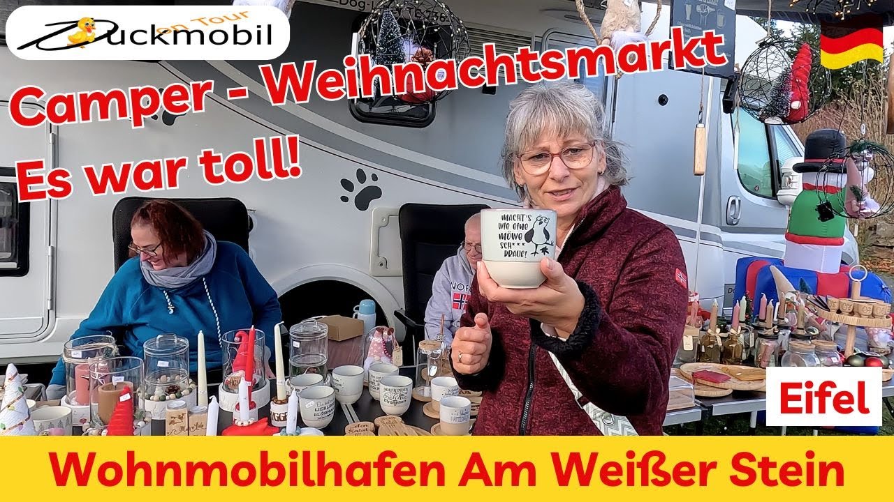 Unser Lieblings-Event der Wohnmobil-Camper-Weihnachtsmarkt am Weißer Stein