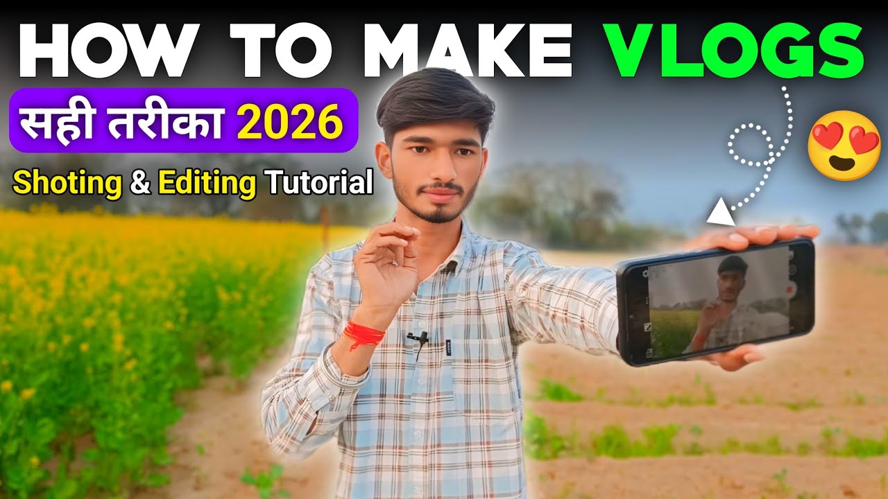 Top 5 Vlogging Tips For Beginners (2026)  vlog kaise banayen in 2026