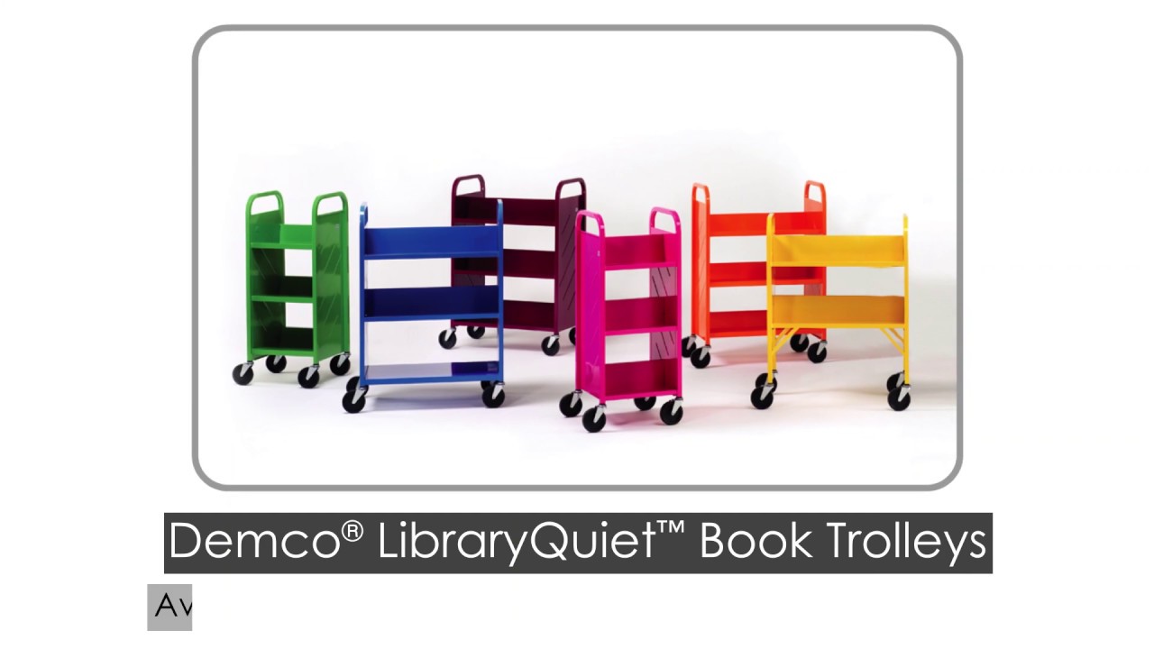 Demco® LibraryQuiet™ Book Trolley