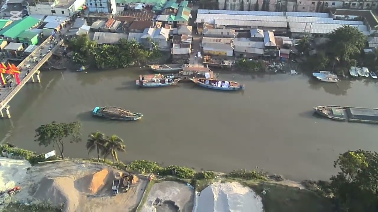 বরগুনা ট্রলার ঘাট #travel 