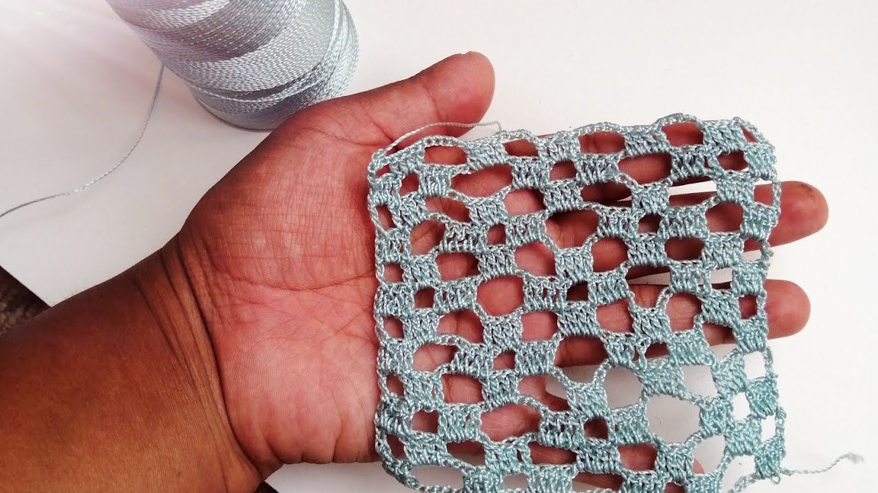 Increíble!!! Hermosa puntada a crochet 🌺 🤗