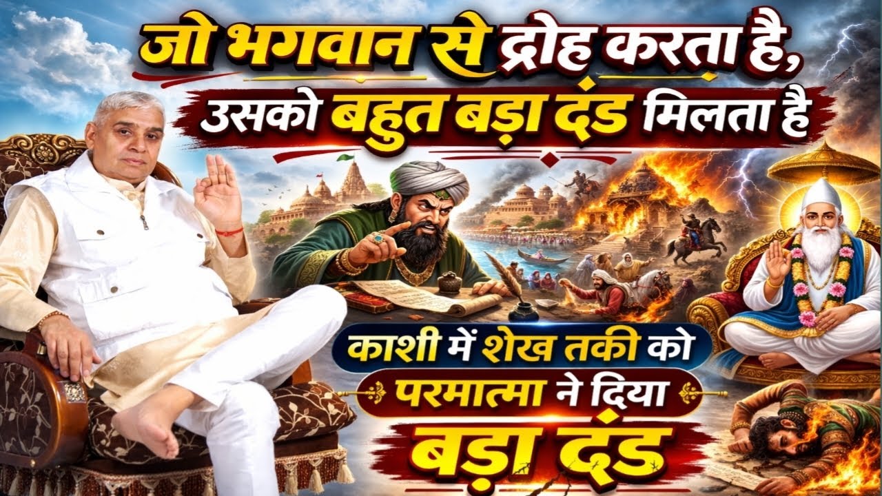 जो भगवान से द्रोह करता है उसको बहुत बड़ा दंड मिलता जाने वीडियो में || Sant Rampal Ji #santrampalji 