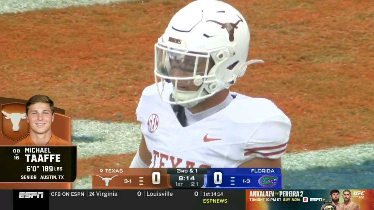 #9 Texas vs Florida Full Game HD NCAAF 10/4/2025