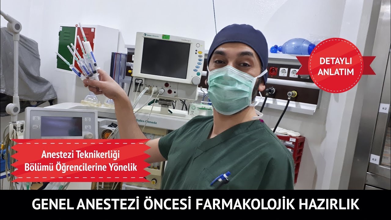 GENEL ANESTEZİ ÖNCESİ FARMAKOLOJİK HAZIRLIK