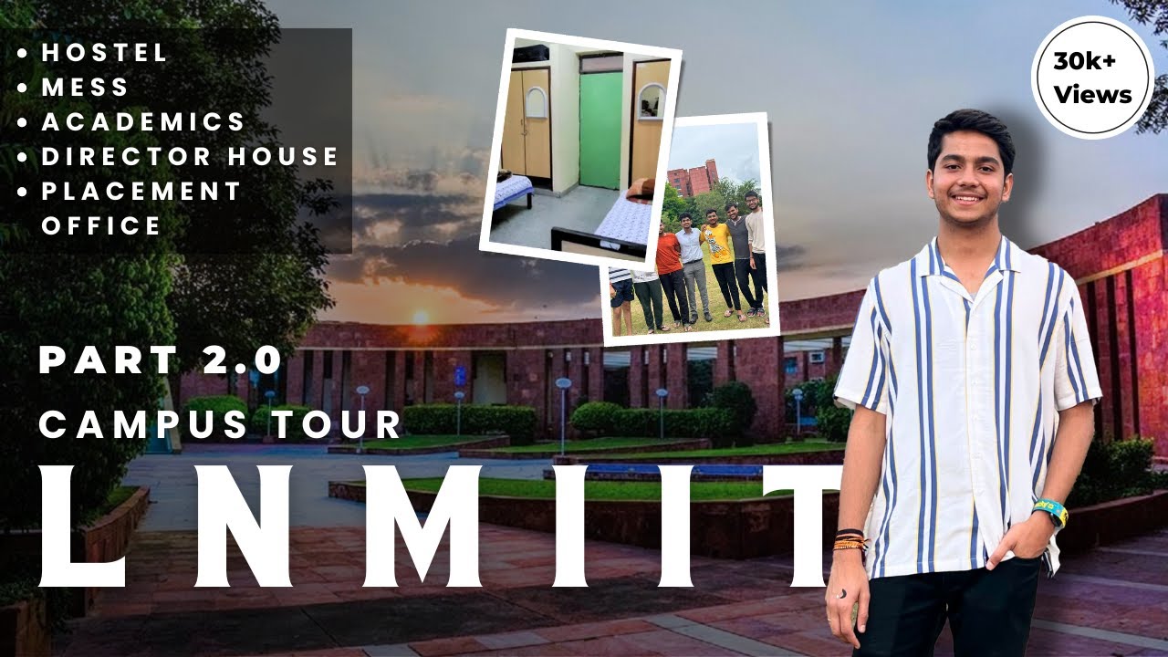 LNMIIT Jaipur Campus Tour 2.0 | Hostel ROOM TOUR | Academics 🤔🔥
