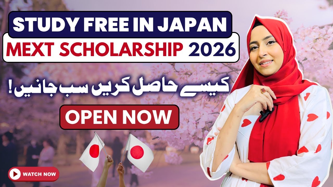 100% FREE Study in JAPAN with MEXT Scholarship 2025 for Pakistani international students