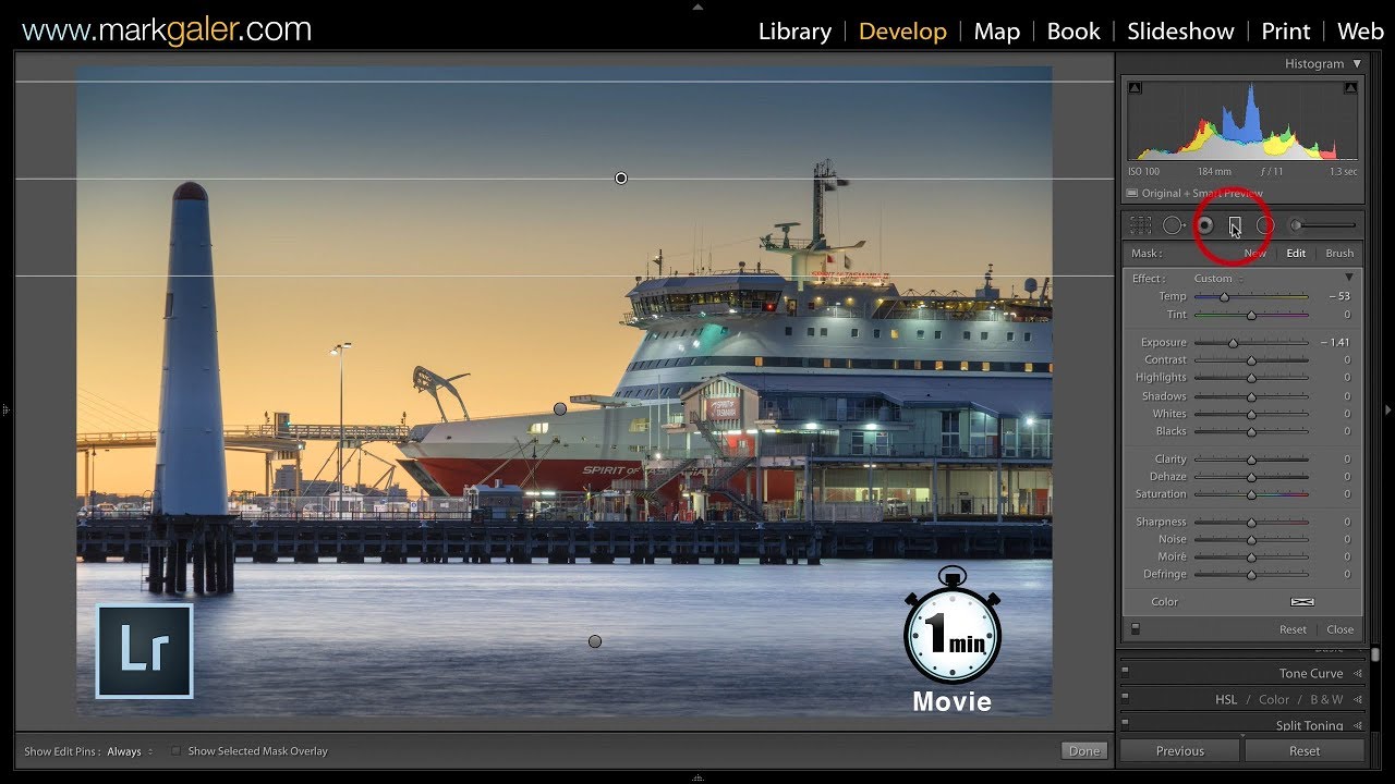 Lightroom Classic One-Minute Movie: Graduated Filters