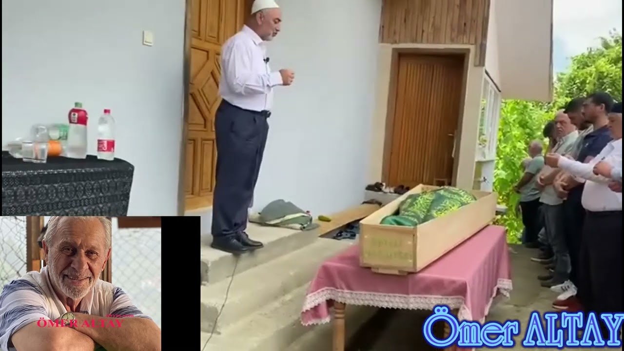 Çayeli Sırt Köyünden Merhum Ömer ALTAY cenaze merasimi