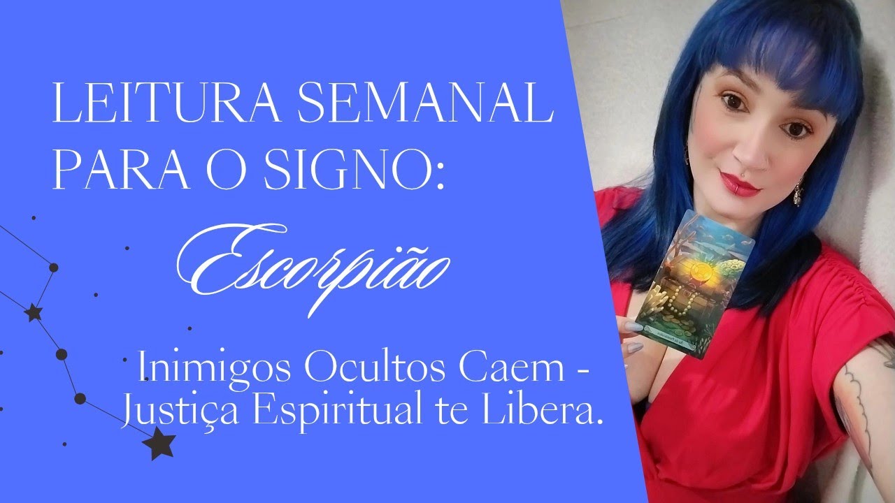 🧚🏻‍♀️♏ ESCORPIÃO - INIMIGOS OCULTOS CAEM- JUSTIÇA ESPIRITUAL TE LIBERTA.