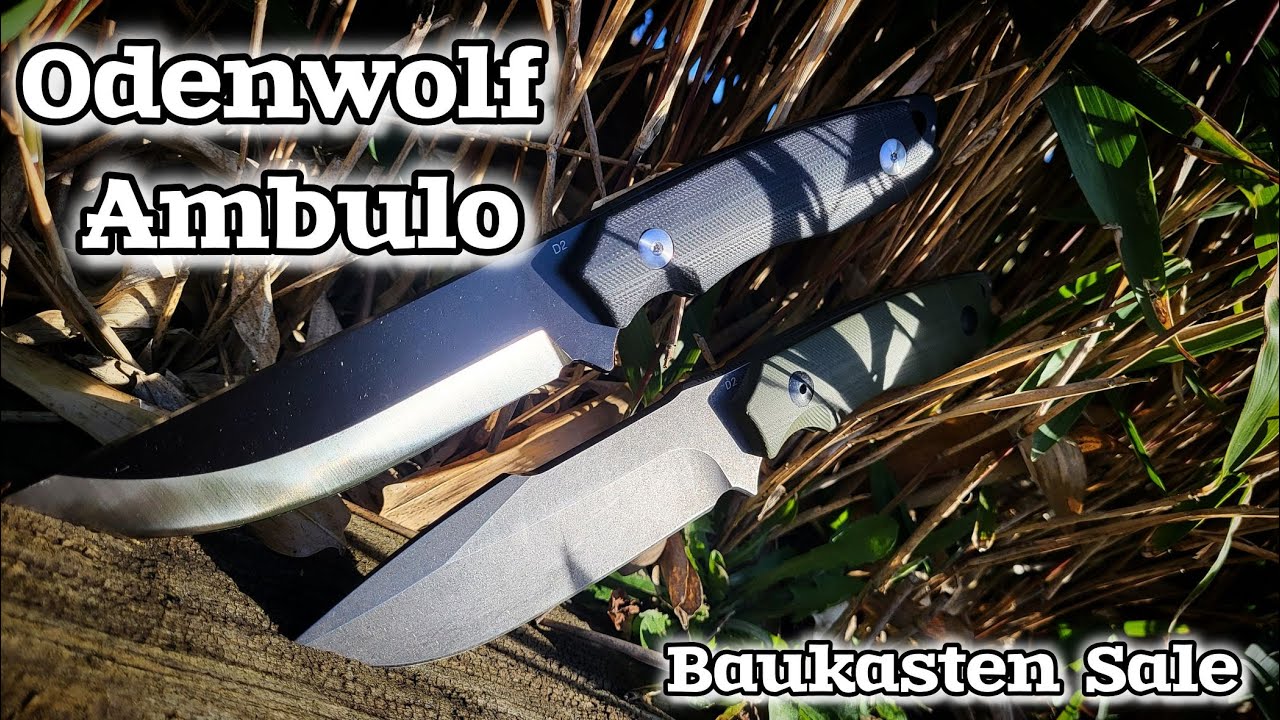 Odenwolf Ambulo Bushcraft und Outdoor Messer jetzt im Baukasten mit mega Rabatt in vielen Varianten