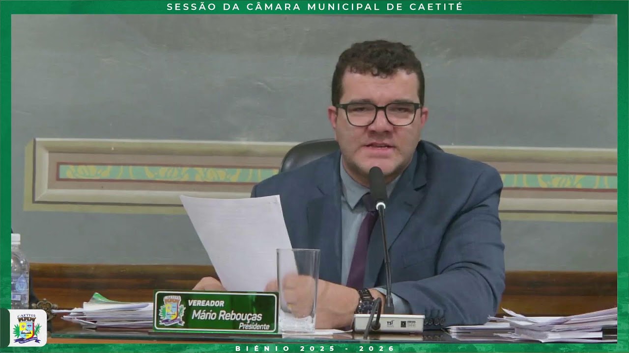 Sessão Ordinária da Câmara de Vereadores de Caetité