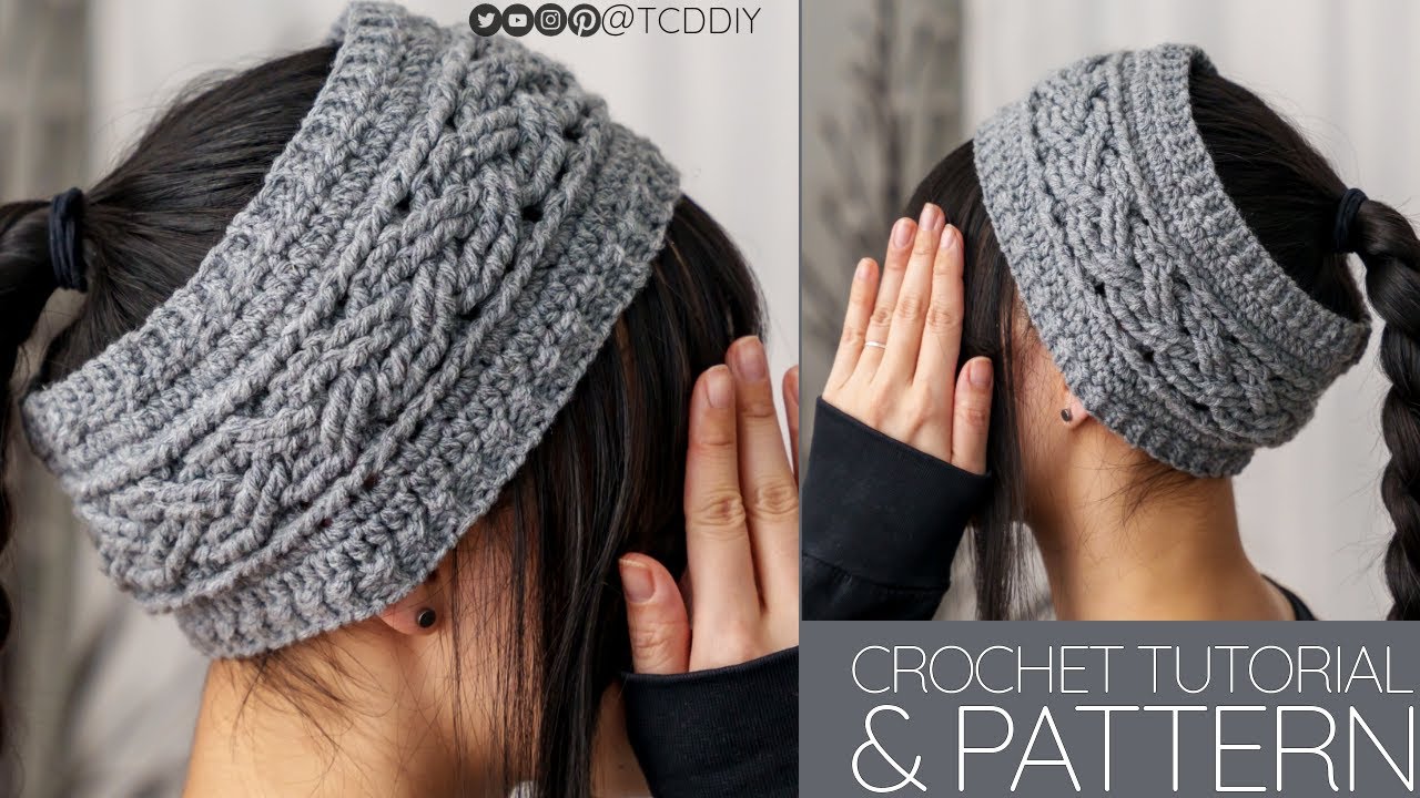 How to Crochet: Cable Stitch Headband | Pattern & Tutorial DIY