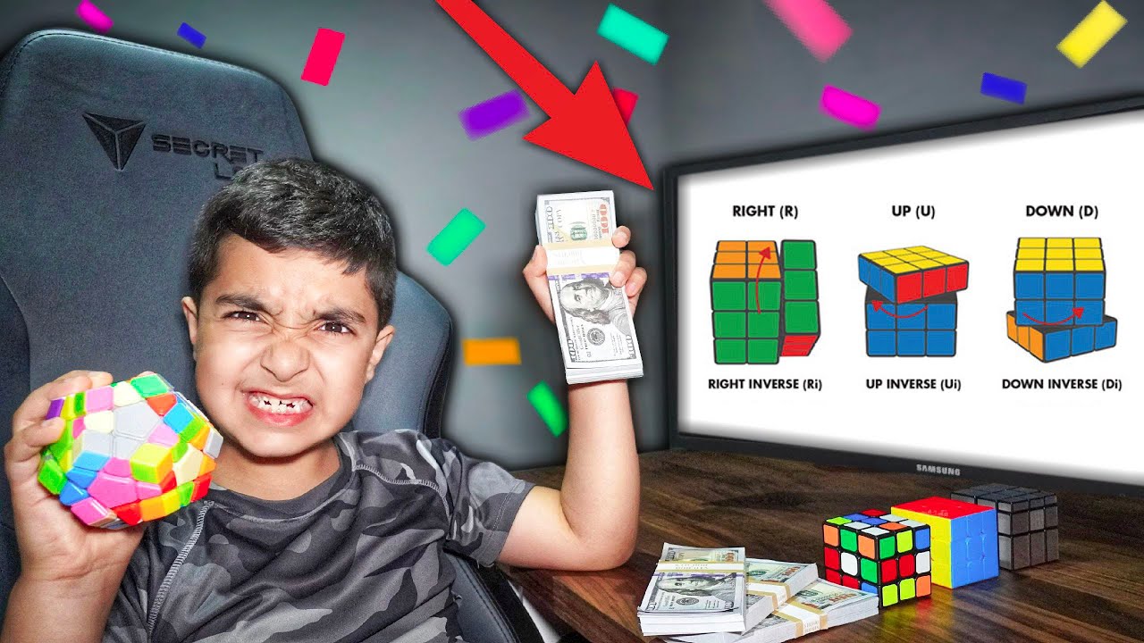 $10000 If You Can SOLVE This Impossible RUBIKS CUBE (LITTLE KID SOLVES RUBIKS CUBE!)