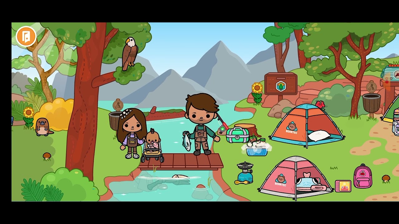 TOCA LIFE WORLD - idemo na kampovanje ( baba rosa nas uplašila )