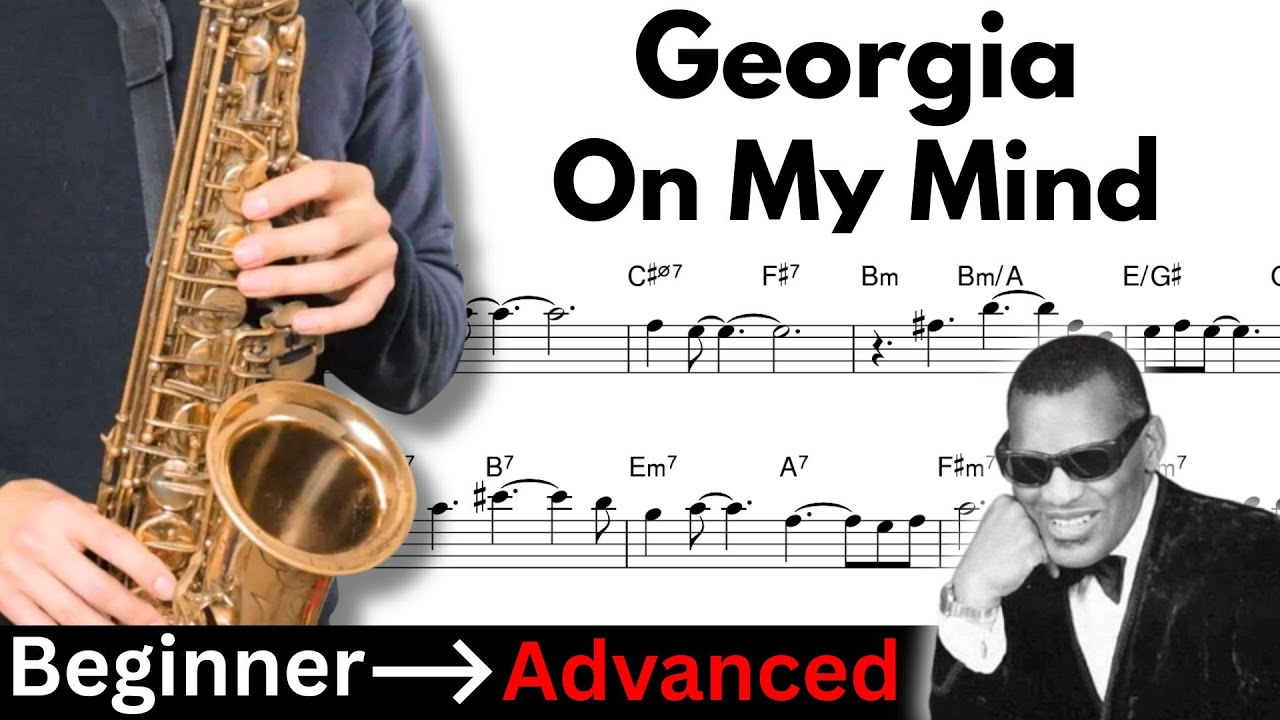 Georgia On My Mind: Beginner vs. Advanced (Saxophone)