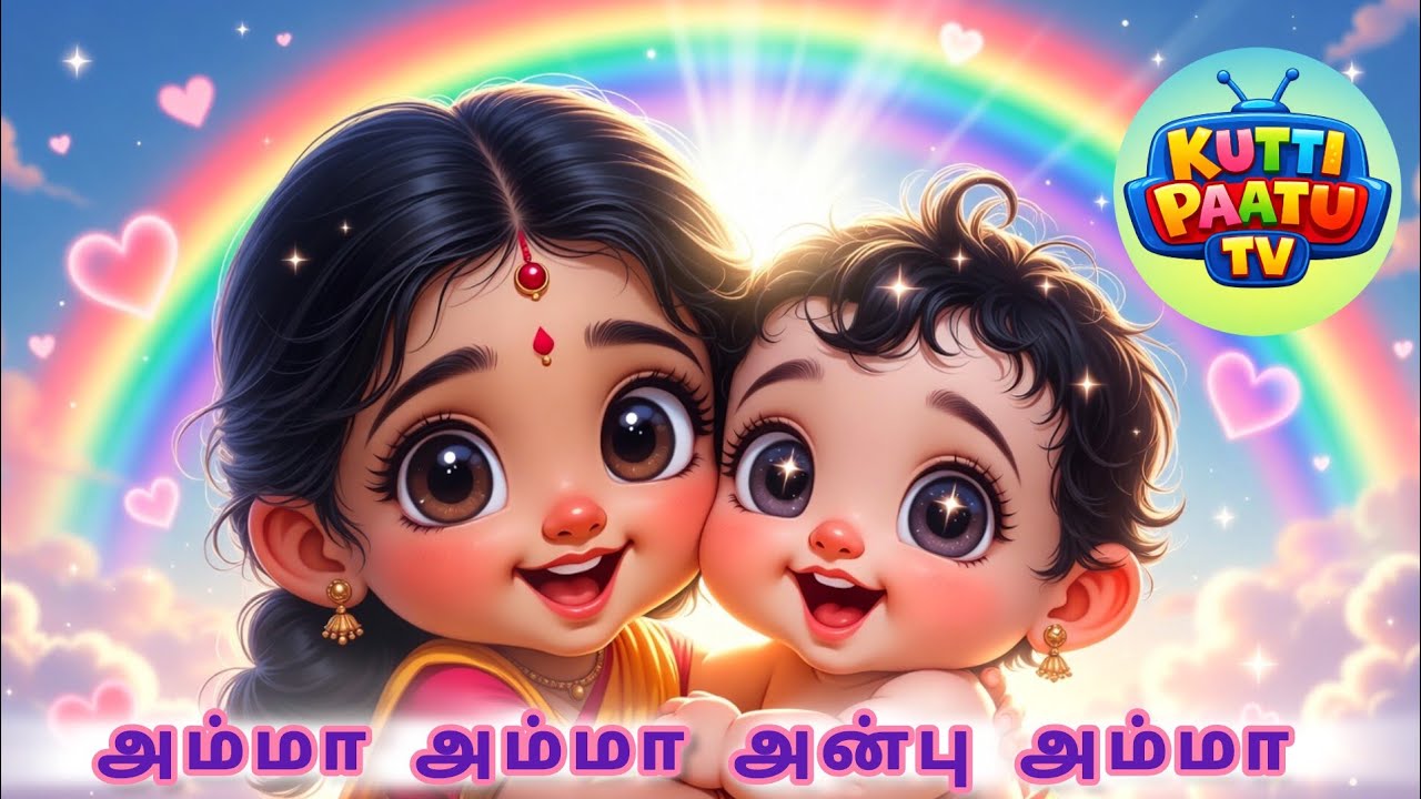 அம்மா அம்மா அன்பு அம்மா | Kutti Pattu TV | Tamil kids rhymes 