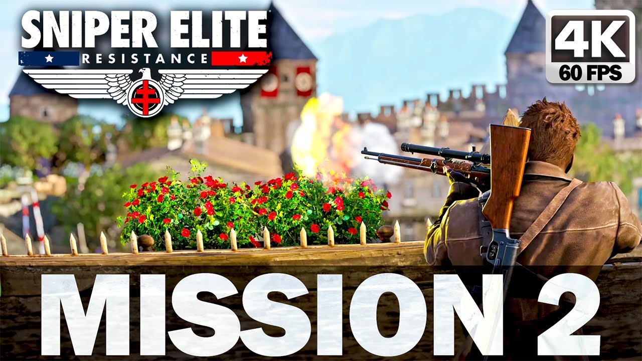 SNIPER ELITE RESISTANCE - Mission 2 Dead Drop - Gameplay Walkthrough 4K 60FPS
