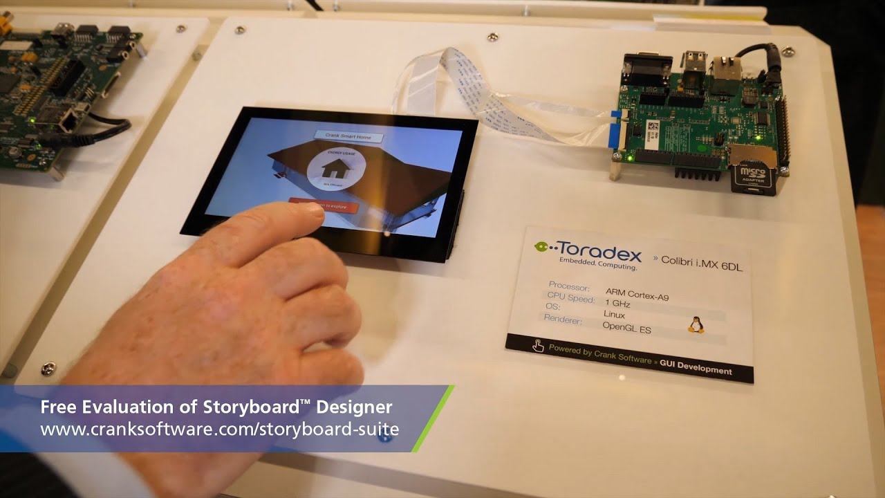 Crank Software Solutions running on Toradex System on Modules