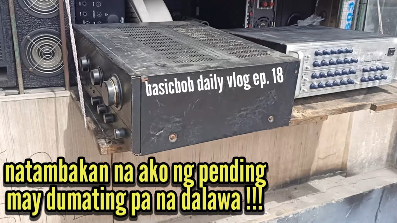 Tambak na gawain sa shop sumakit pa ulo ko || basicbob daily vlog ep 18